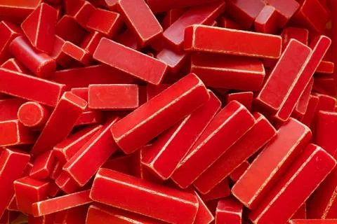 Background of many different red rectangles Stock Photos
