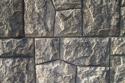 Background with many stones lined up Stock-Fotos