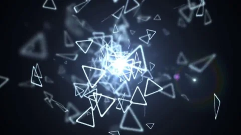 Background many triangles Video stock 69099453