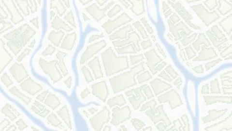 Background map with river and streets. Green city map Vector illustration. Stock Illustration