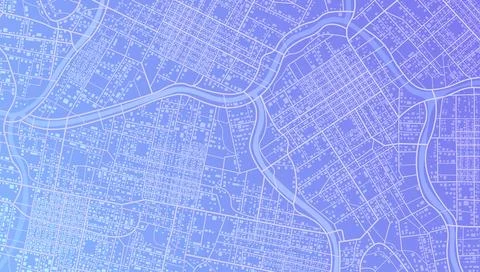 Background map, streets. Skyline urban panorama. Cartography illustration Stock Illustration
