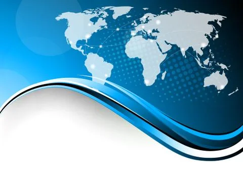 Background with maps Stock Illustration