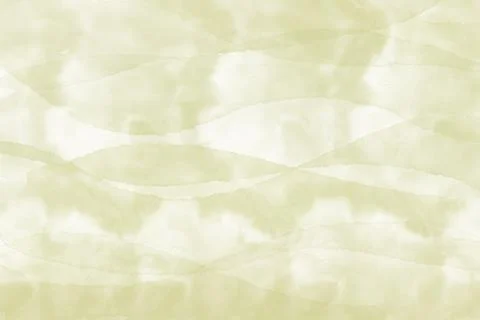 Background on a marine theme, green waves with watercolor streaks Stock Illustration