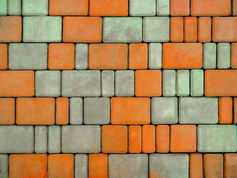 Background of masonry on the ground Stock Photos