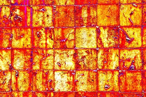 Background masonry wall of shell rock close up. Changed color scheme. Color.. Stock Photos