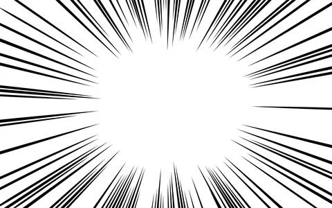 Background material: black, concentrated line, illustration Stock Illustration