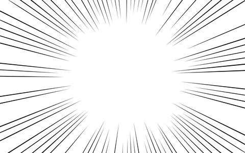 Background material: black, concentrated line, illustration Stock Illustration