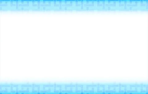Background material: Blue Japanese pattern frame Illustrazione stock