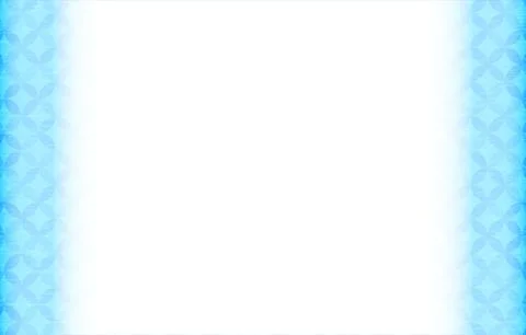 Background material: Blue Japanese pattern frame Stock Illustration