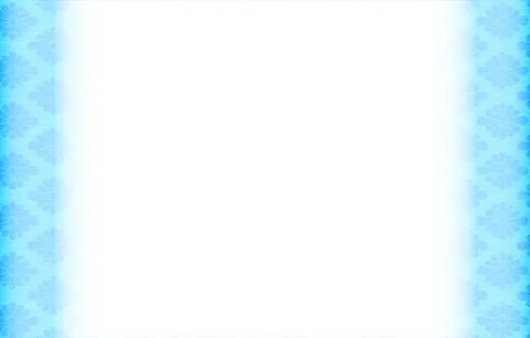 Background material: Blue Japanese pattern frame 스톡 일러스트