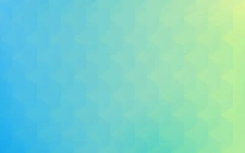 Background material: Geometric pattern of pale yellow-green and blue gradation Stock Illustration