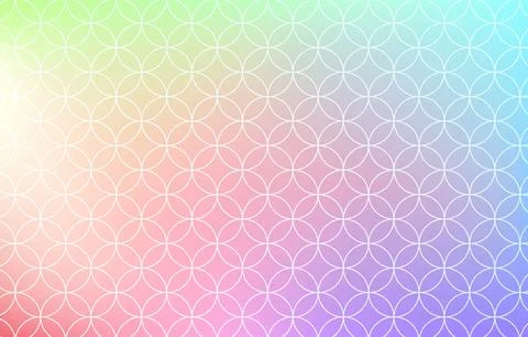 Background material: Illustration of pale rainbow gradation and Japanese Stock Illustration