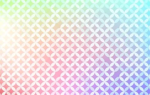 Background material: Illustration of pale rainbow gradation and Japanese Stock Illustration