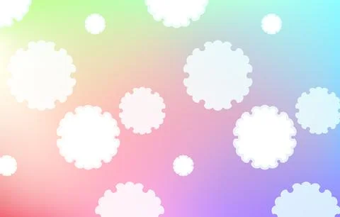 Background material: Illustration of pale rainbow gradation and Japanese Stock Illustration