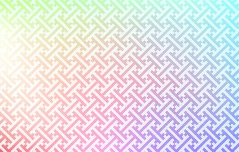 Background material: Illustration of pale rainbow gradation and Japanese 스톡 일러스트