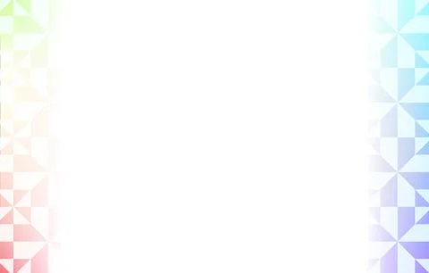 Background material: Illustration of pale rainbow gradation and Japanese Stock Illustration