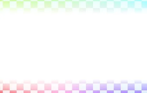 Background material: Illustration of pale rainbow gradation and Japanese 스톡 일러스트