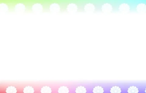 Background material: Illustration of pale rainbow gradation and Japanese Stock Illustration