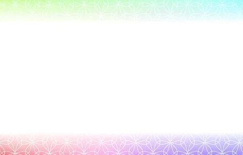 Background material: Illustration of pale rainbow gradation and Japanese Stock Illustration