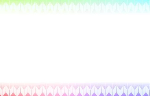 Background material: Illustration of pale rainbow gradation and Japanese Stock Illustration