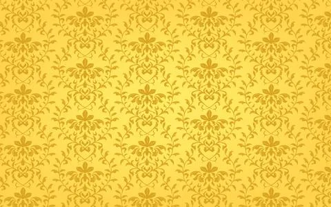 Background material, pattern, Islamic damask pattern Stock Illustration