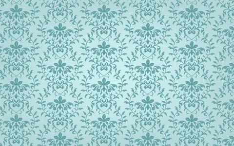 Background material, pattern, Islamic damask pattern Stock Illustration