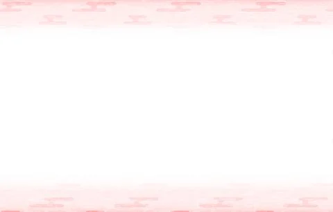 Background material: Pink Japanese pattern frame Illustrazione stock