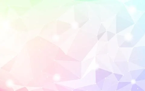 Background material, polygon-like rainbow gradient Illustrazione stock