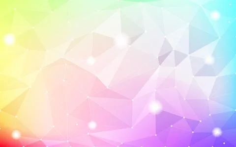 Background material, polygon-like rainbow gradient イラスト素材