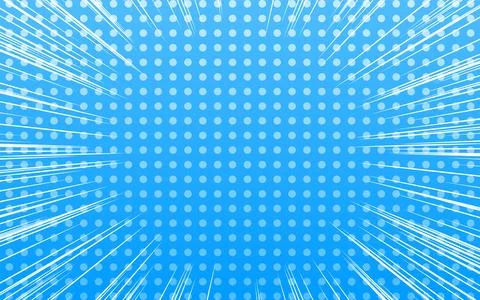 Background material: Pop dot pattern with concentrated lines and gradation 스톡 일러스트