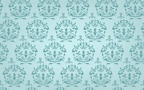 Background material, seamless pattern, Islamic damask pattern Stock Illustration
