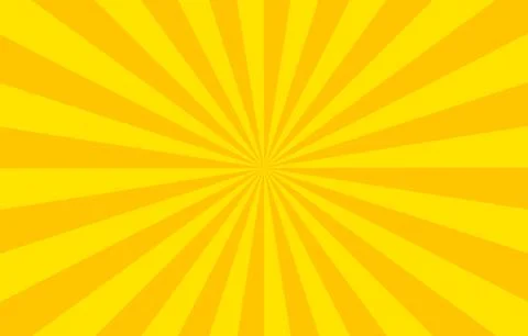 Background material: Yellow gradation illustration with concentrated lines Illustrazione stock