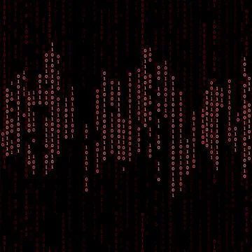 The background matrix in the form of a pulse. Illustration