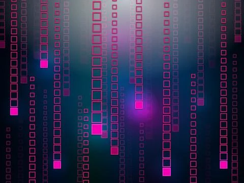Background matrix indicates light burst and encrypted Stock Illustration