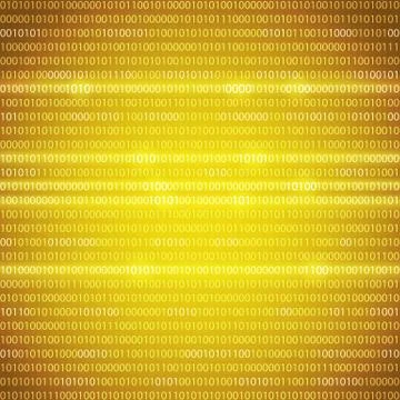 Background in a matrix style. Falling random numbers. Web Developer. Computer Stock Illustration