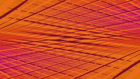 Background mesh from lines on orange background. Stock Illustration