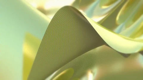 Background of mesh waves gold Stock Footage 72203039