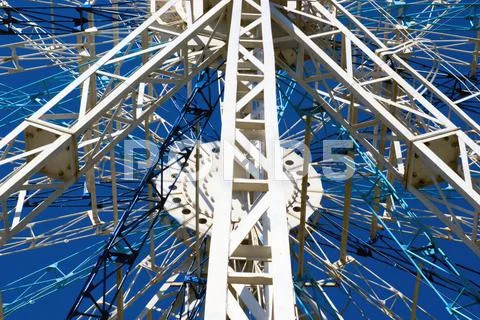 Background from metal construction Stock Photos