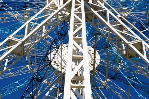 Background from metal construction Foto stock