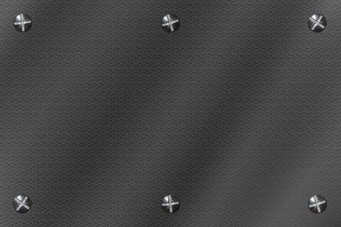 Background metal rectangle six bolts Stock Illustration