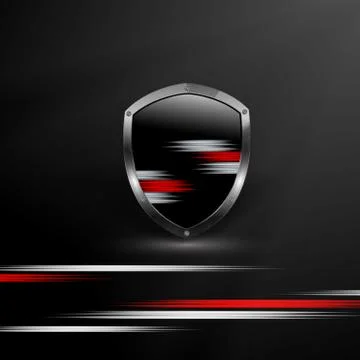 Background with metallic texture Illustrazione stock