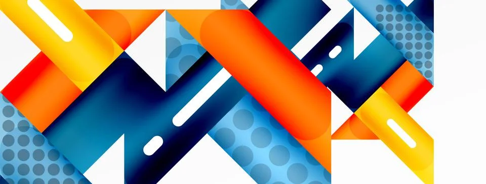 Background minimal geometric composition. Lines design vector illustration for Illustrazione stock