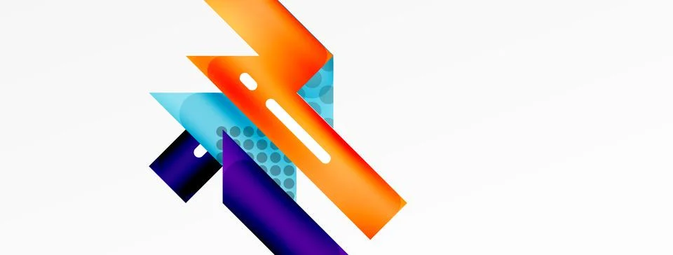 Background minimal geometric composition. Lines design vector illustration for Illustrazione stock