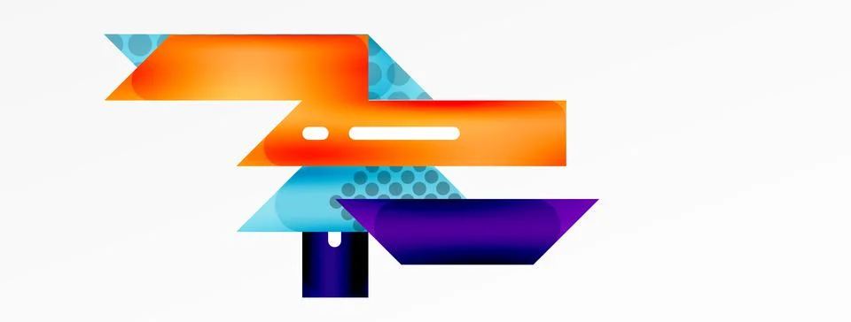 Background minimal geometric composition. Lines design vector illustration for Illustrazione stock