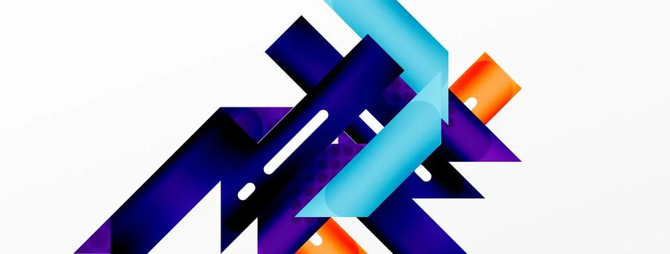 Background minimal geometric composition. Lines design vector illustration for Illustrazione stock