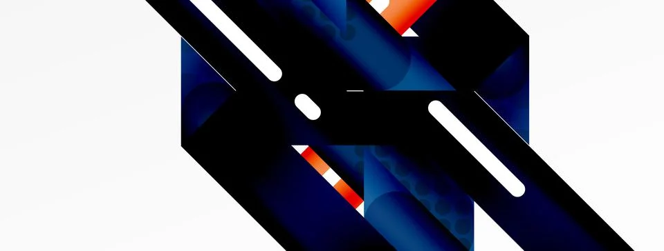 Background minimal geometric composition. Lines design vector illustration for Illustrazione stock