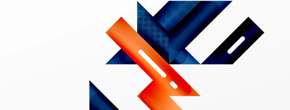 Background minimal geometric composition. Lines design vector illustration for Stock Illustration