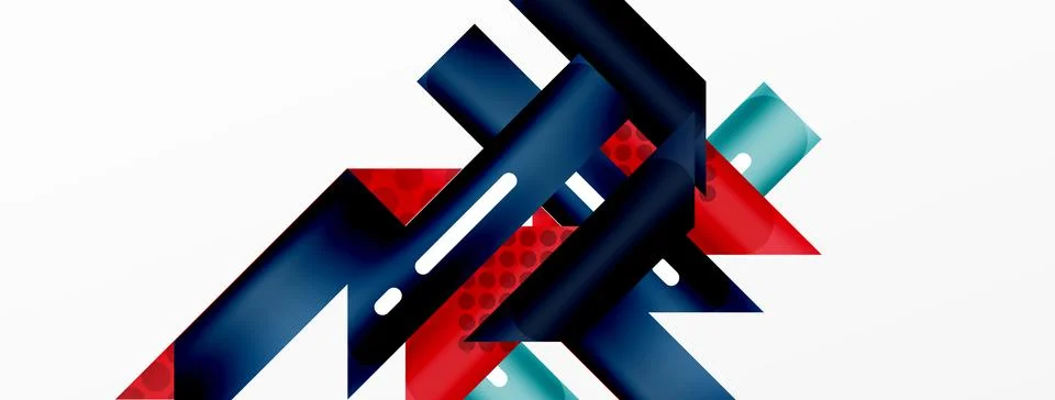 Background minimal geometric composition. Lines design vector illustration for Illustrazione stock