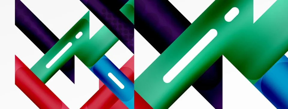 Background minimal geometric composition. Lines design vector illustration for Illustrazione stock