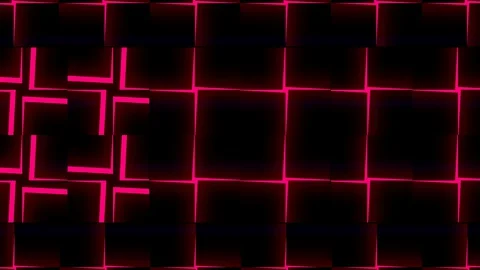 Background mirror abstract motion lines, screen music mapping. VJ night club Stock Footage 128220744